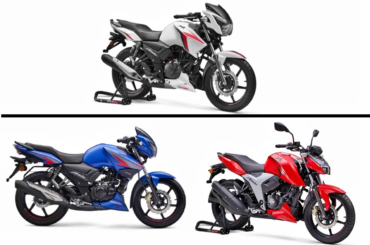 TVS Apache RTR 160: new vs old vs 4V; what&#8217;s different?